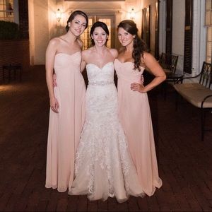 Christina Wu Blush Bridesmaid Dress